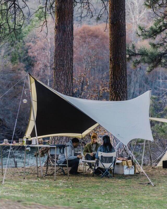 Penta Tarp in Ivory – Snow Peak